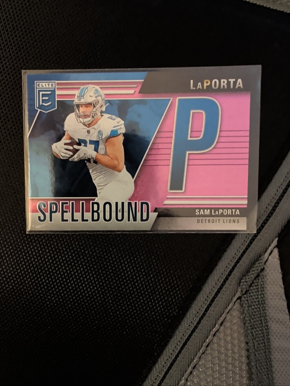 Sam LaPorta 2024 Donruss Elite Spellbound Pink P